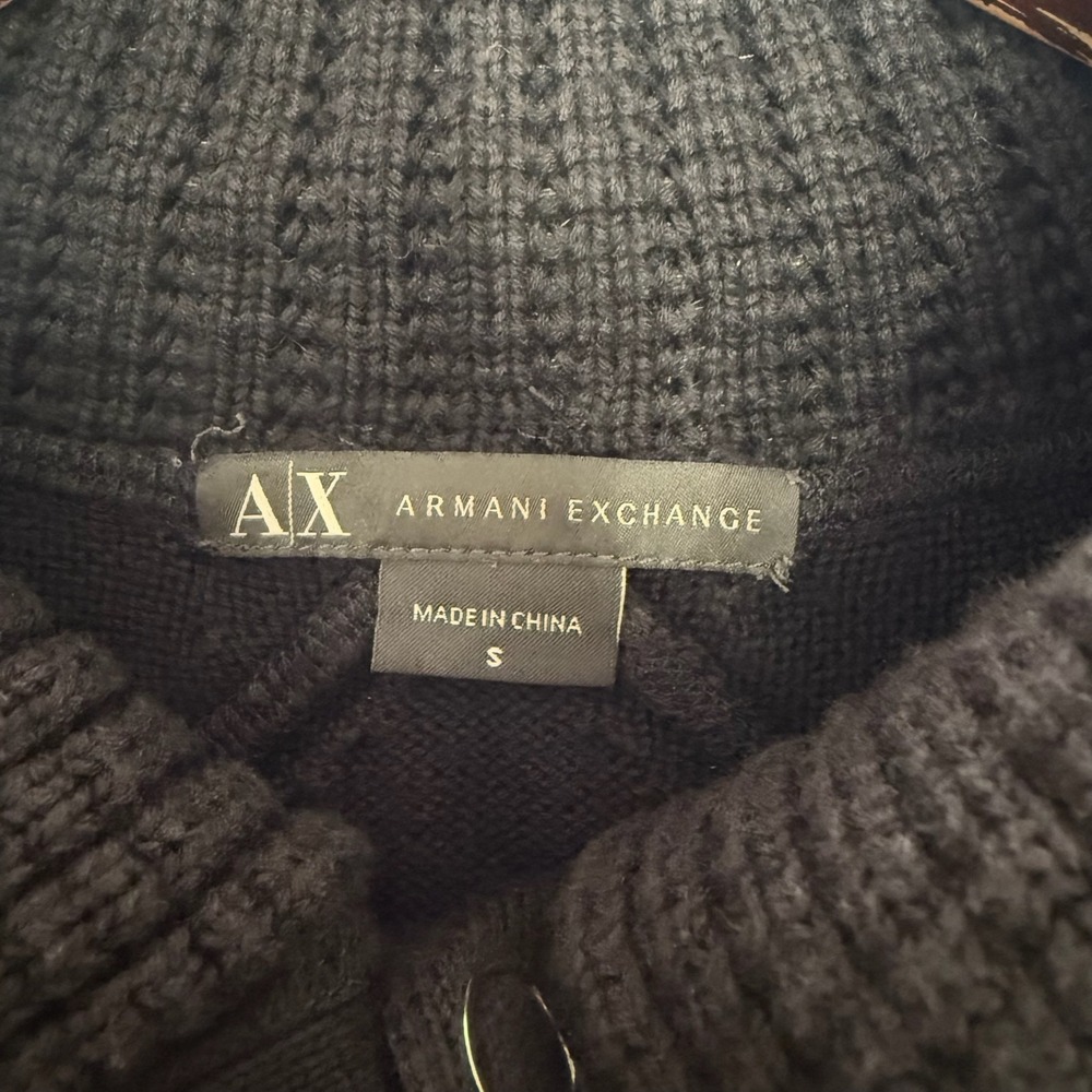 Vtg Y2K-A|X Armani Exchange Womens M White/Gray Logo Full DOUBLE Zip Sweatshirt - Picture 2 of 8